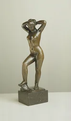 Bader met Opgeheven Armen